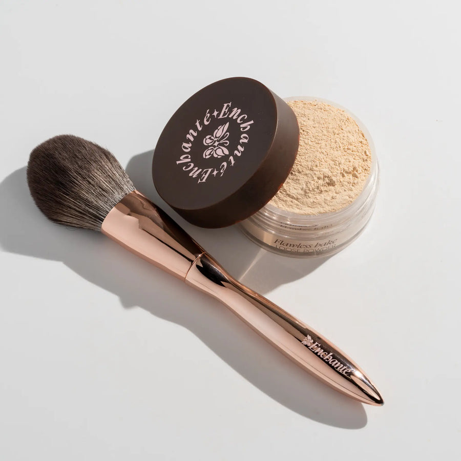 FLAWLESS BAKE + BROCHA PARA POLVO E-01